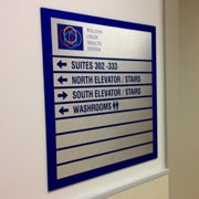 office directional sign
